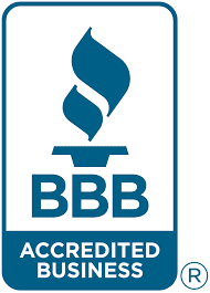 Better Business Bureau Accredited Business logo.